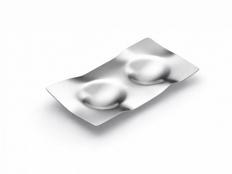 Modern Shabbat candle holder with lit tea lights, Moon Path Duo