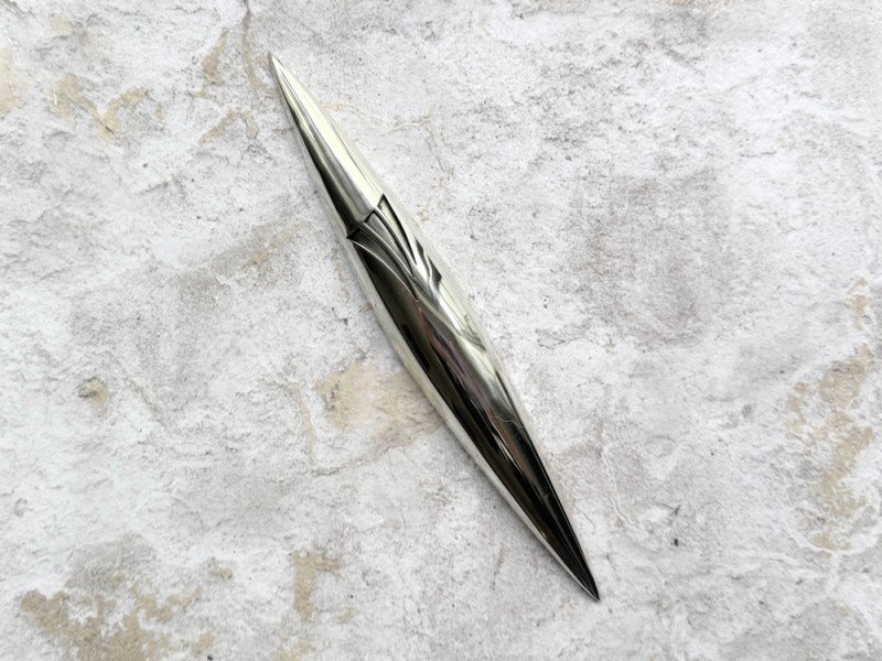 Sterling Silver Apollo Rocket Mezuzah by Laura Cowan