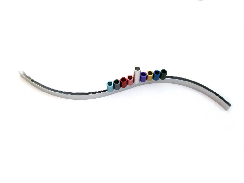 Modern Slide Magnet Menorah for Hannukah