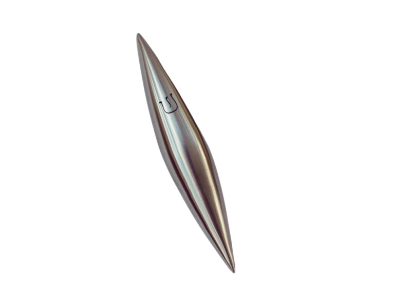 Modern mezuzah designed by Laura Cowan - Flight Rocket Mezuzah