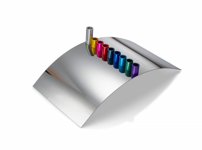 Building Bridges Menorah designed by Laura Cowan